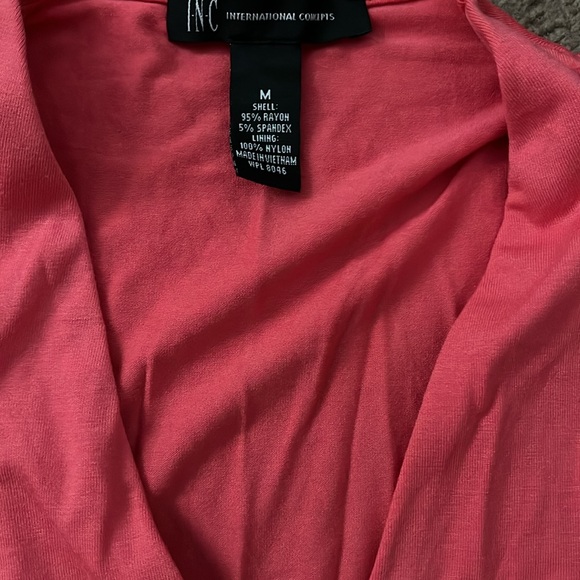 INC size, medium, black and pink tank top - Picture 3 of 7